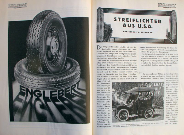 "Englebert Magazin" Tire-Magazine 1934 (4738)